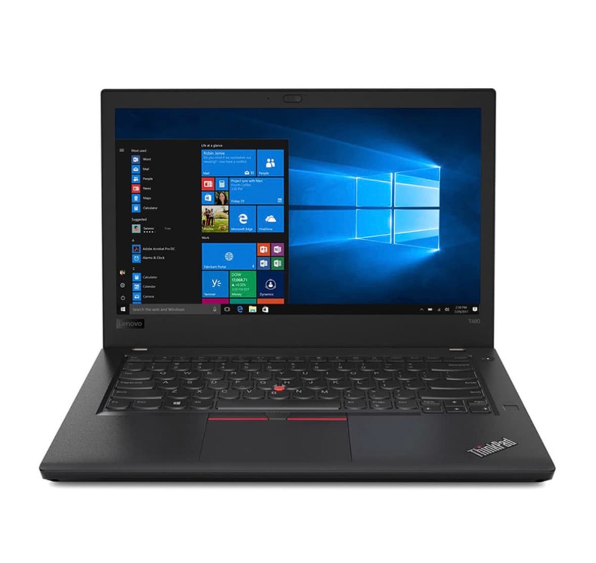 Lenovo ThinkPad T480 set forfra med Windows installeret og klar til brug